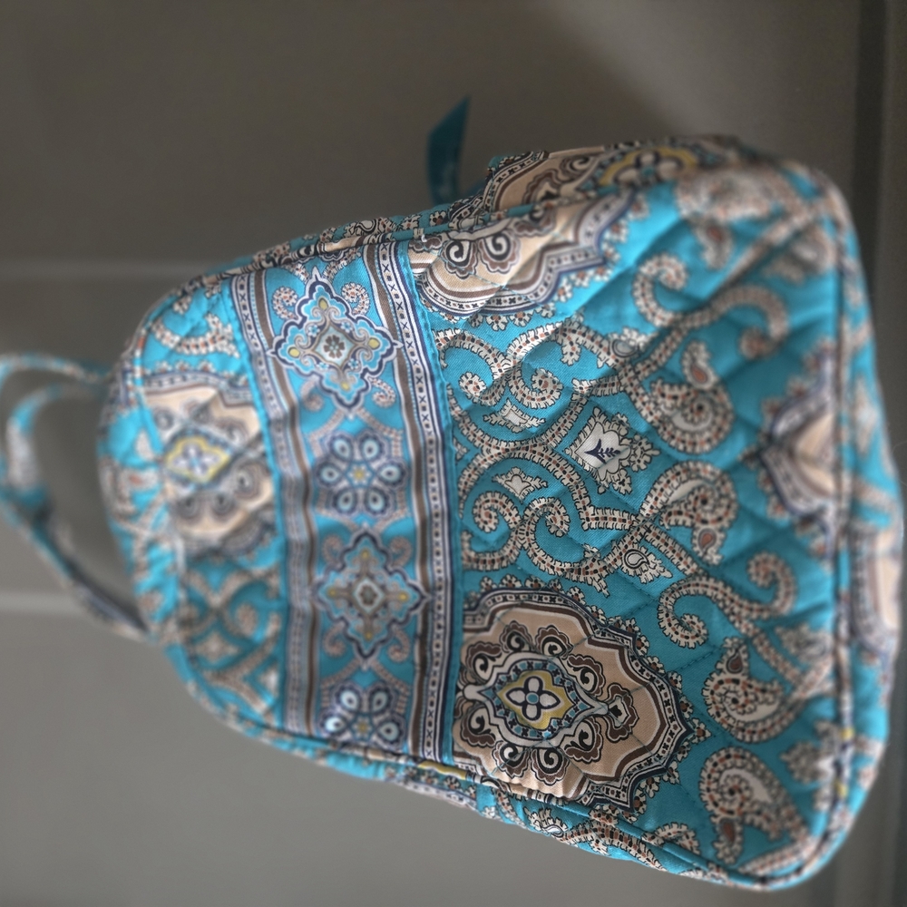 Blue Paisley Tote Bag